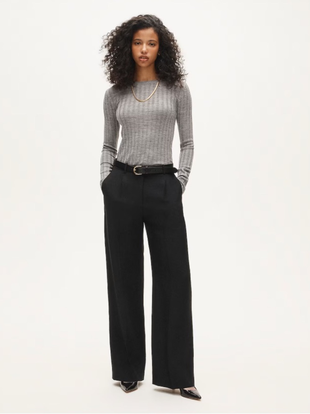 J.Crew Essential Wide Leg Pants NWT in luster canvas Size 4 Black NWT $148